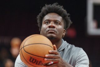 Clint Capela est resté sur le banc durant les 18 dernières minutes face aux Pistons KEYSTONE/AP/Jason Allen